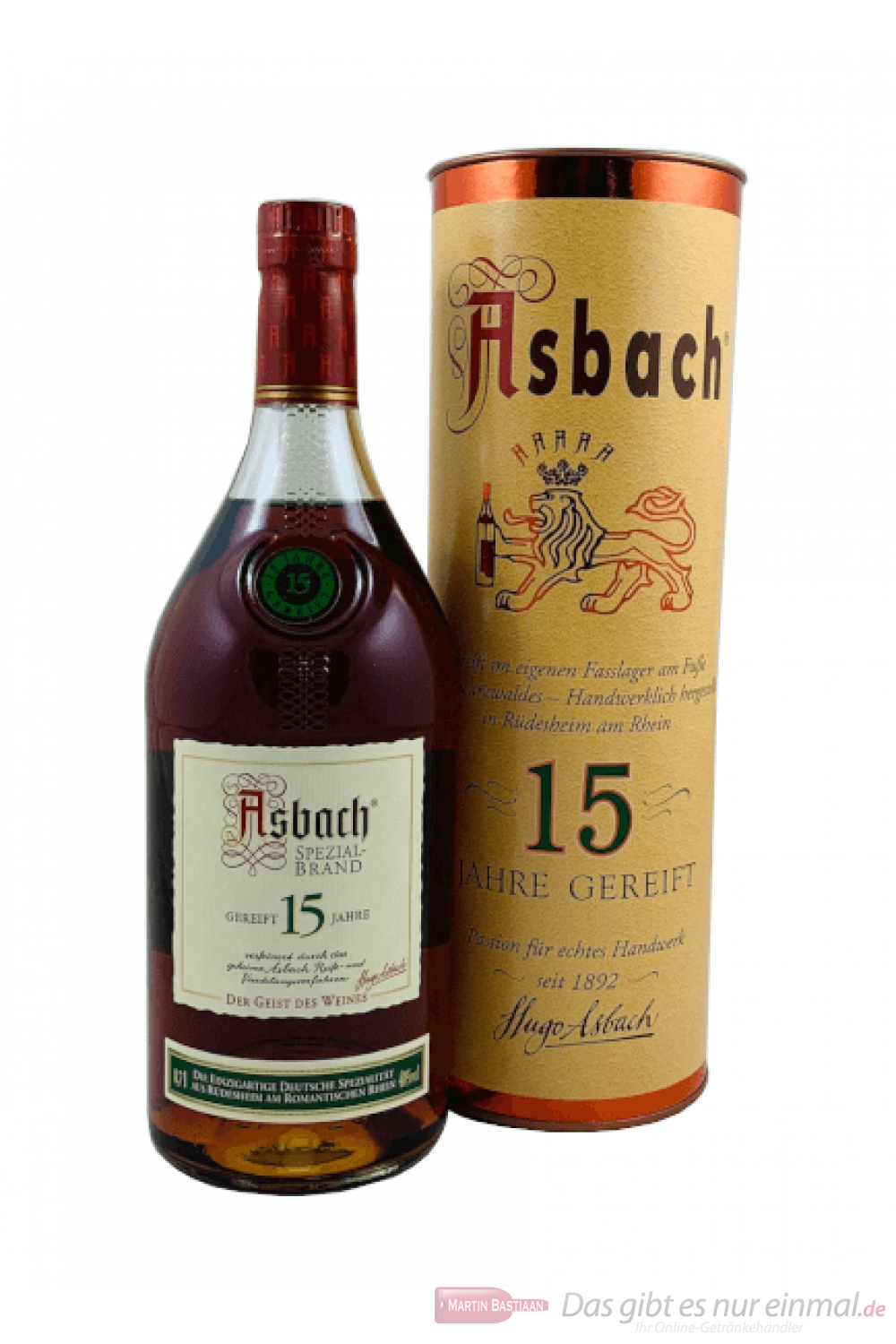 Asbach Uralt Spezialbrand 15 Jahre 38% 0,7l Flasche