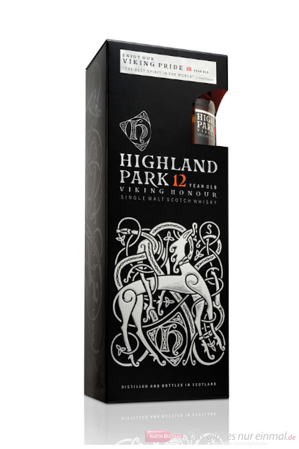 Highland Park 12 Years Viking Honour mit Miniatur 18 Years Scotch Whisky  0,75l