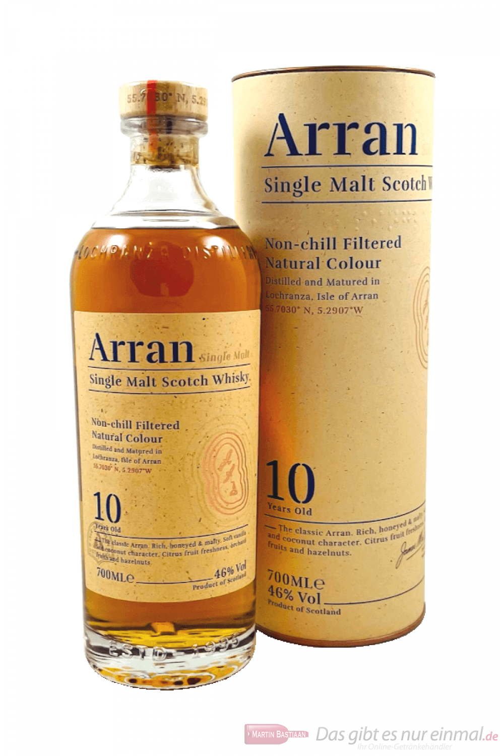 The Arran 10 Years Island Single Malt Whisky 46% 0,7l