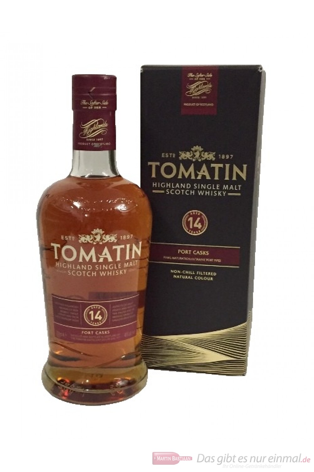 Tomatin 14 Years Malt Cask Scotch Port Single